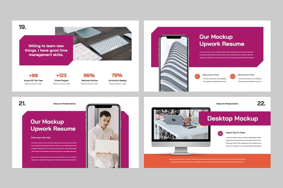 个人简历求职展示方案PPT模板 - PPT派