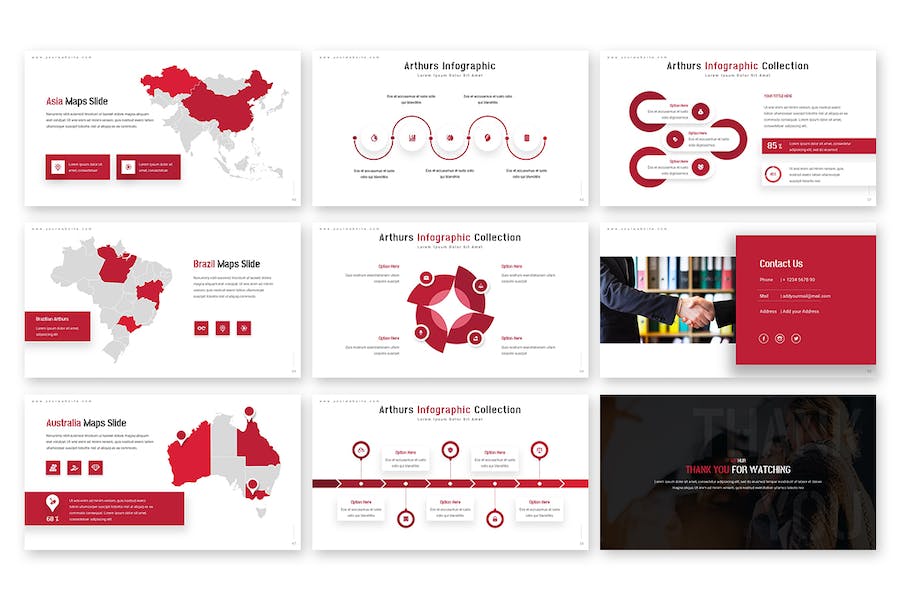 创意设计作品集展示Keynote模板 - PPT派