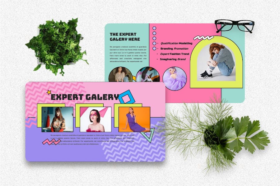 90后时尚趋势分析研究Keynote模板 - PPT派