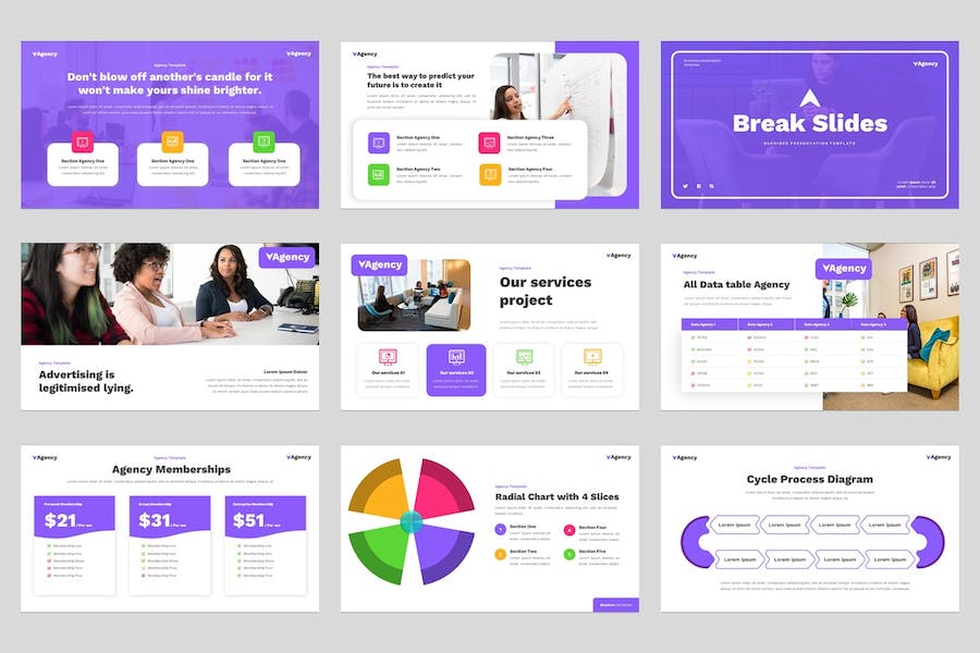 创意商务讲述展示企业战略规划Keynote模板 - PPT派