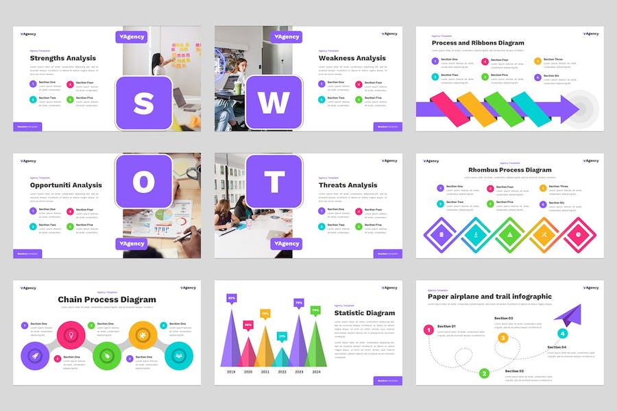 创意商务讲述展示企业战略规划Keynote模板 - PPT派