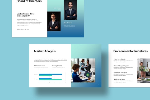 年度报告财务分析经营总结Keynote模板 - PPT派