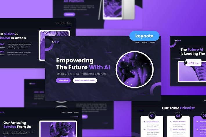 IT科技互联网产品展示Keynote模板 - PPT派