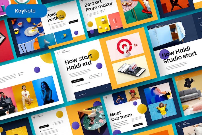 商务企业品牌营销推广Keynote模板 - PPT派