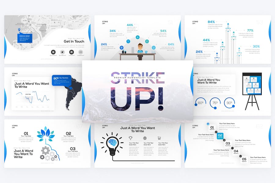 Strike-up-business-keynote-presentation-template - PPT派