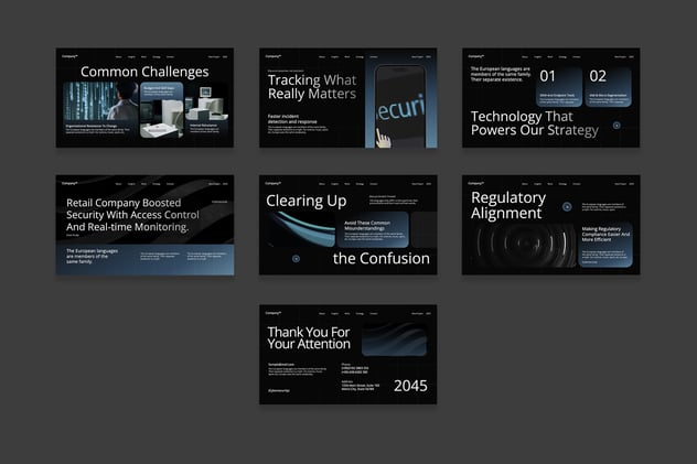 网络安全防护技术方案信息安全防御Keynote模板 - PPT派