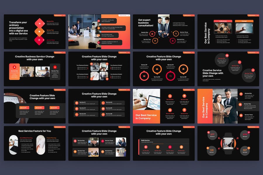 Business-service-professional-powerpoint-template - PPT派