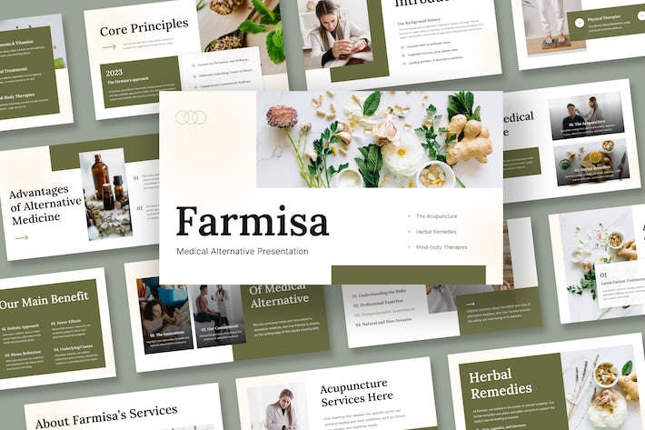 医疗替代方案选择对比Keynote模板 - PPT派