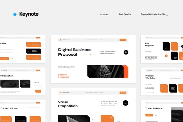 商业数字化转型方案演讲Keynote模板 Retry - PPT派