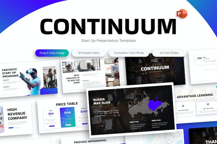 Continuum-creative-start-up-powerpoint-template - PPT派