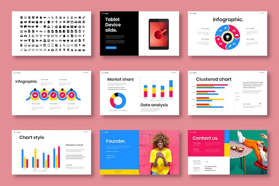 企业商业计划创意展示PPT模板 - PPT派