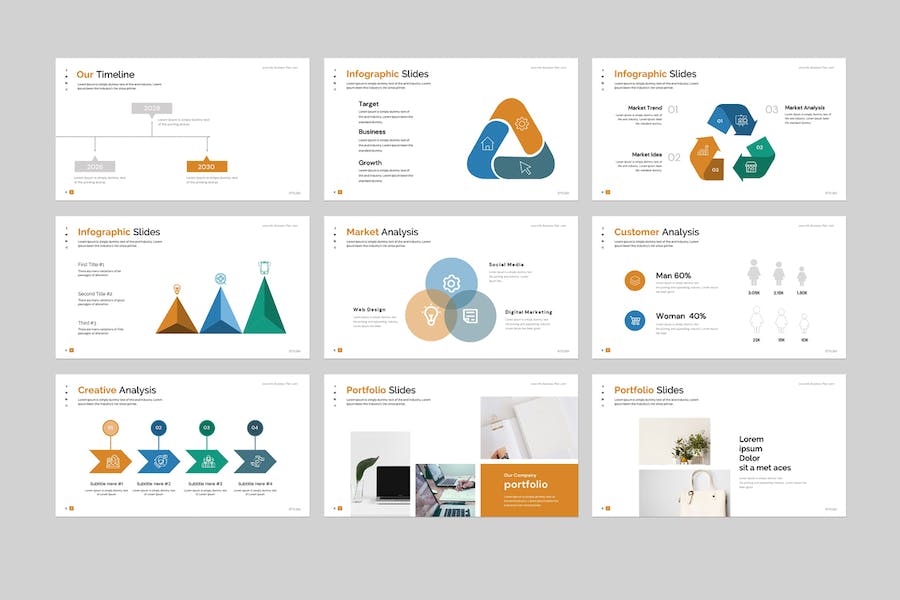 企业商业计划书战略规划方案Keynote模板 - PPT派