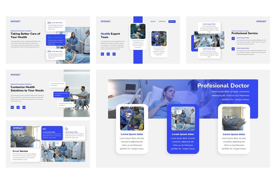 医疗保健健康方案展示Keynote模板 - PPT派