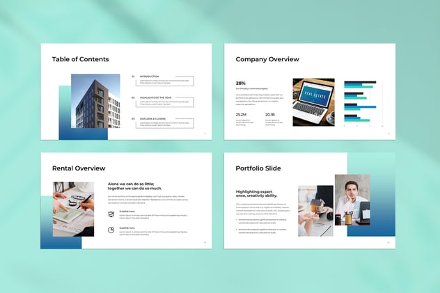 年度报告财务分析经营总结Keynote模板 - PPT派