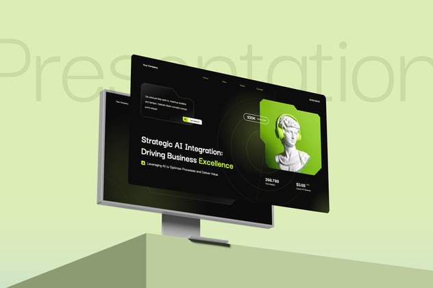 黑暗动画人工智能整合策略方案Keynote模板 - PPT派
