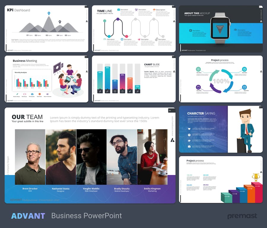 国外高阶商务风通用PPT模板 - PPT派