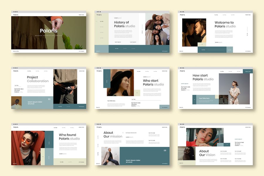 北极星商务企业战略规划宣传PPT模板 - PPT派