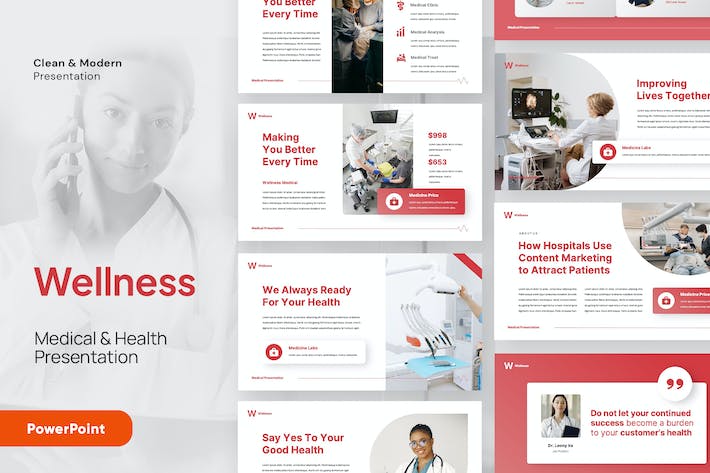 健康医疗保健知识宣传PPT模板 - PPT派