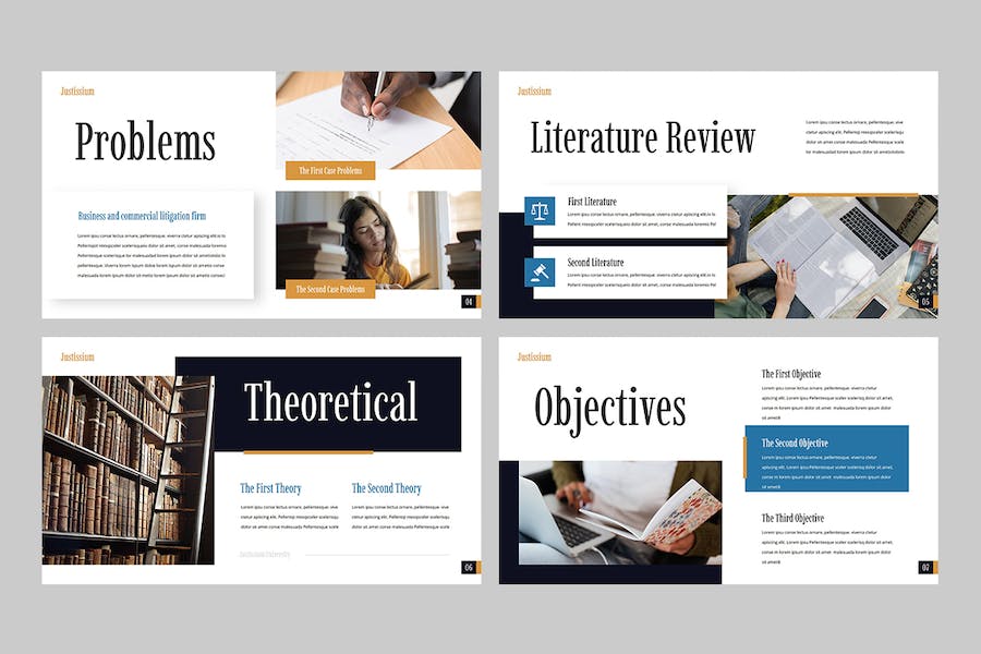 法律论文学位论文答辩防御PPT模板 - PPT派
