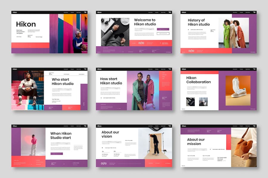 商务企业品牌营销策划宣传Keynote模板 - PPT派