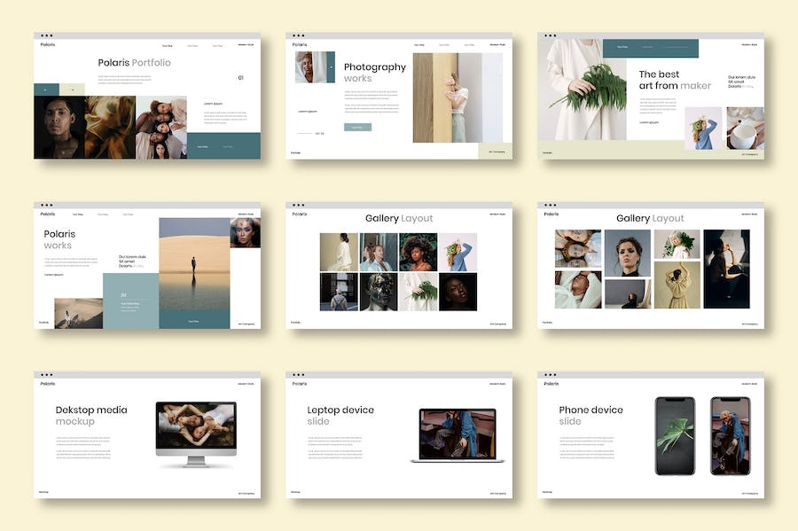 北极星商务企业战略规划宣传PPT模板 - PPT派