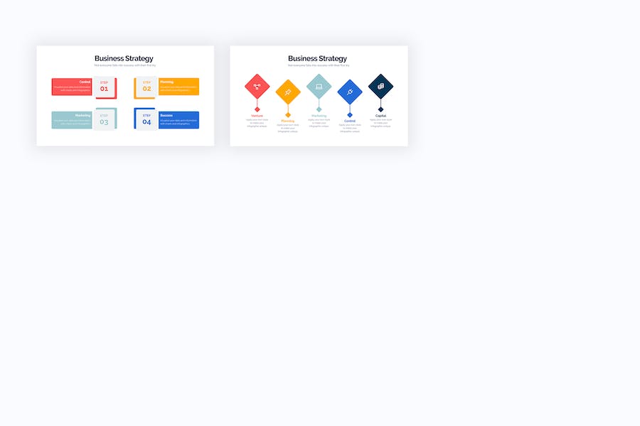 营销商业战略规划信息图表PPT模板 - PPT派