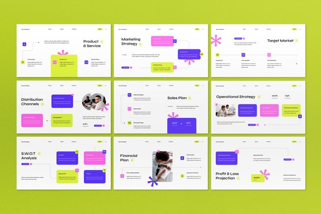 白粉色商业计划书融资项目讲述展示PPT模板 - PPT派