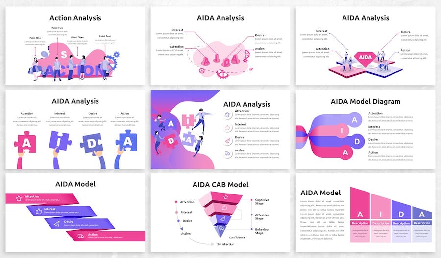 数据分析信息图表展示Keynote模板 - PPT派