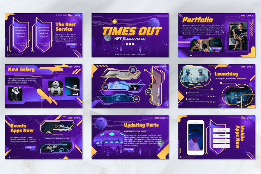 创意设计项目介绍方案Keynote模板 Retry - PPT派