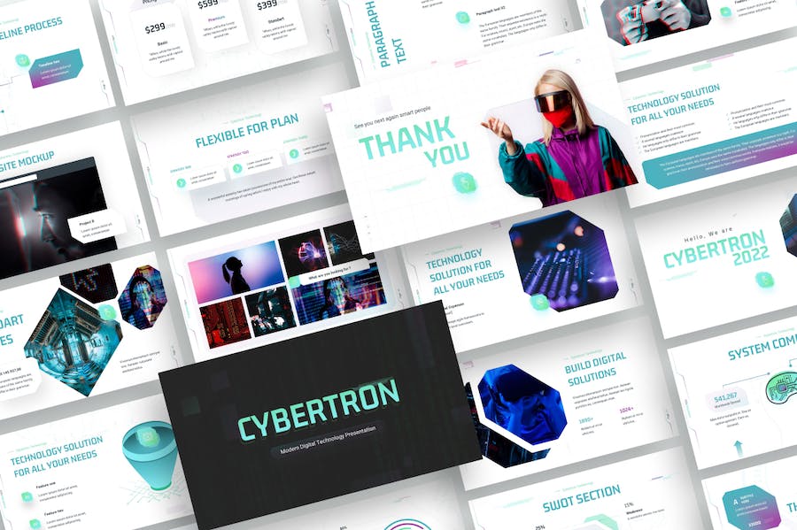 Cybertron-modern-technology-powerpoint-template - PPT派