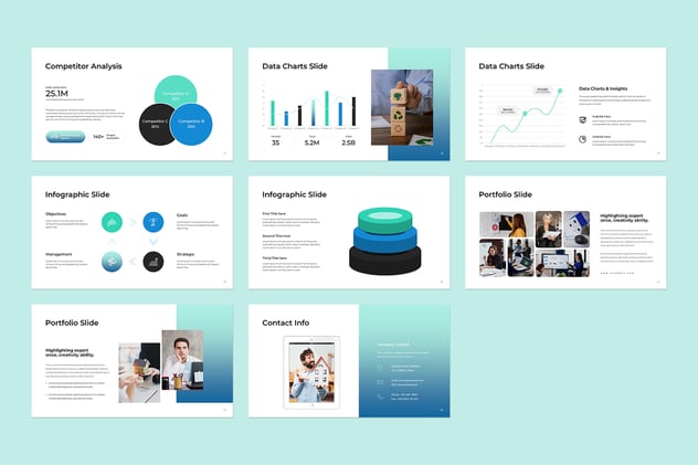 年度报告财务分析经营总结Keynote模板 - PPT派
