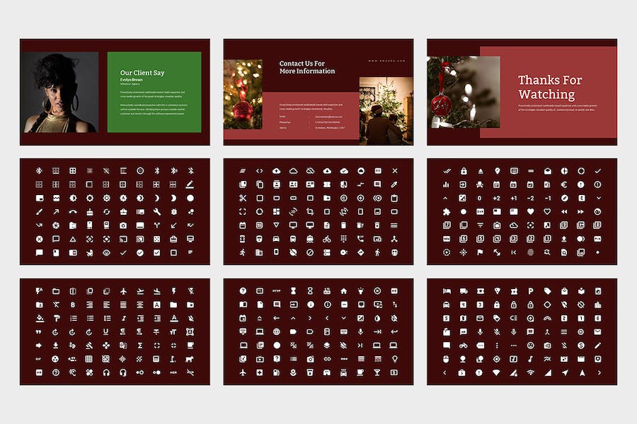 圣诞节品牌推广营销PPT模板 - PPT派