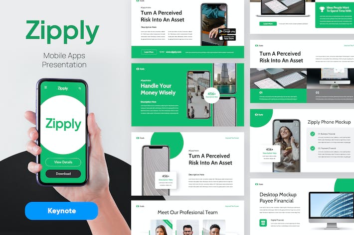 移动应用开发讲述展示技术方案实现Keynote模板 - PPT派