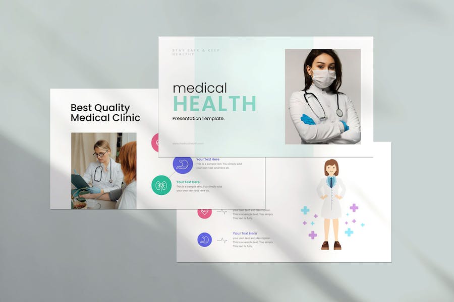 医疗诊疗专业知识分享展示PPT模板 - PPT派