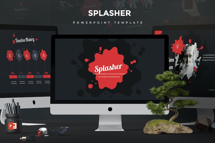 创意艺术风格文化创意项目融资计划书PPT模板 - PPT派