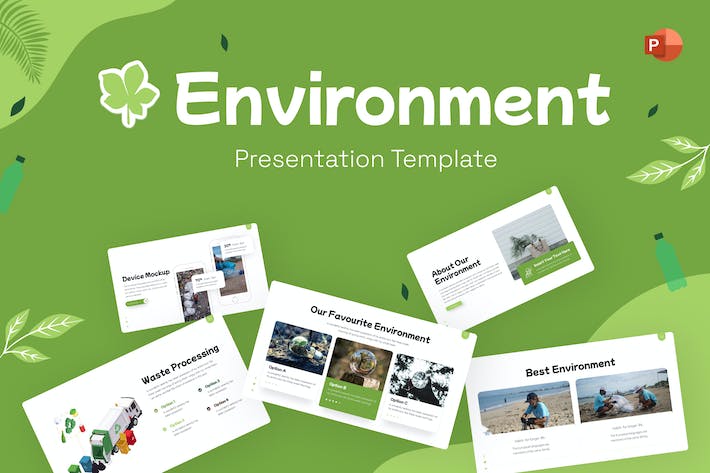 环境-简单-PowerPoint-模板 - PPT派