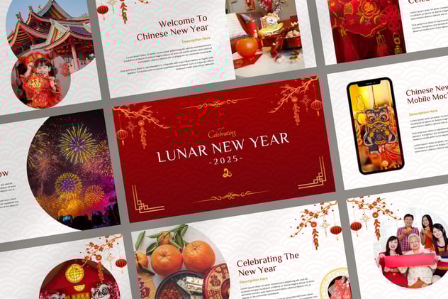 农历新年年会庆典表彰大会PPT模板 - PPT派