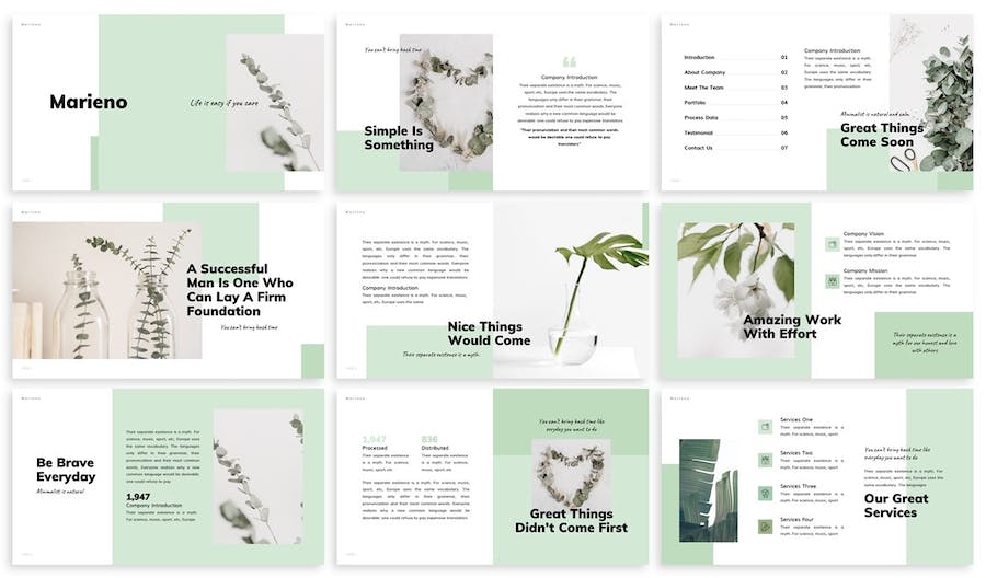 时尚产品作品集展示推介Keynote模板 - PPT派