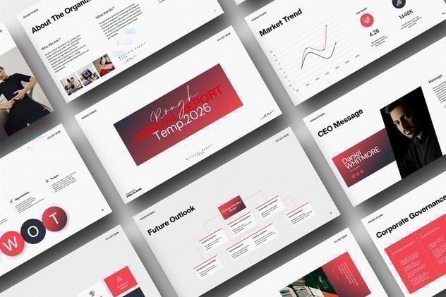 年度财务报告总结展示Keynote模板 - PPT派