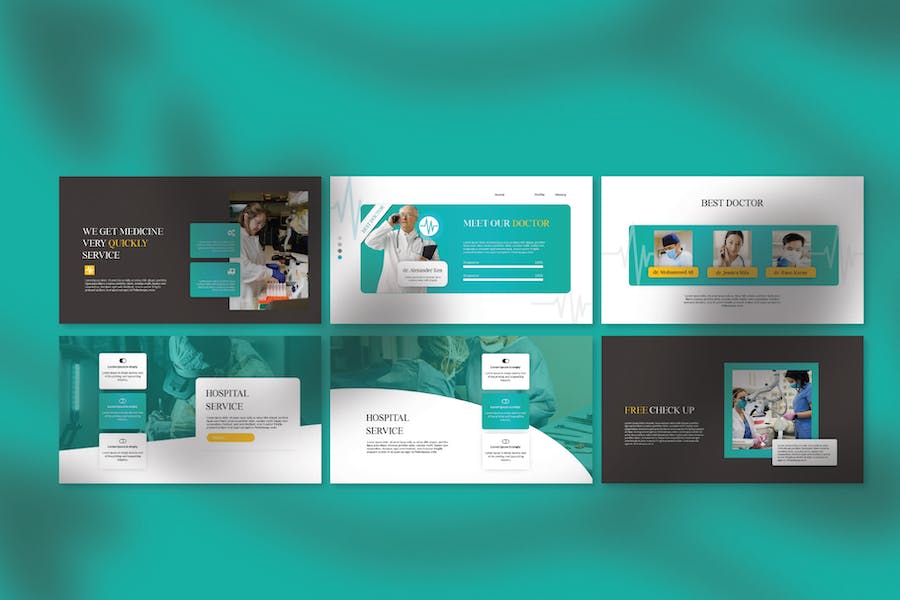 医疗机构健康服务诊疗专业推介医学宣传展示PPT模板 - PPT派
