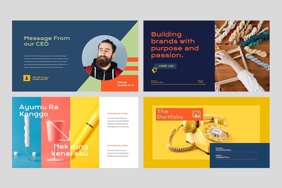 创意设计代理服务方案Keynote模板 - PPT派