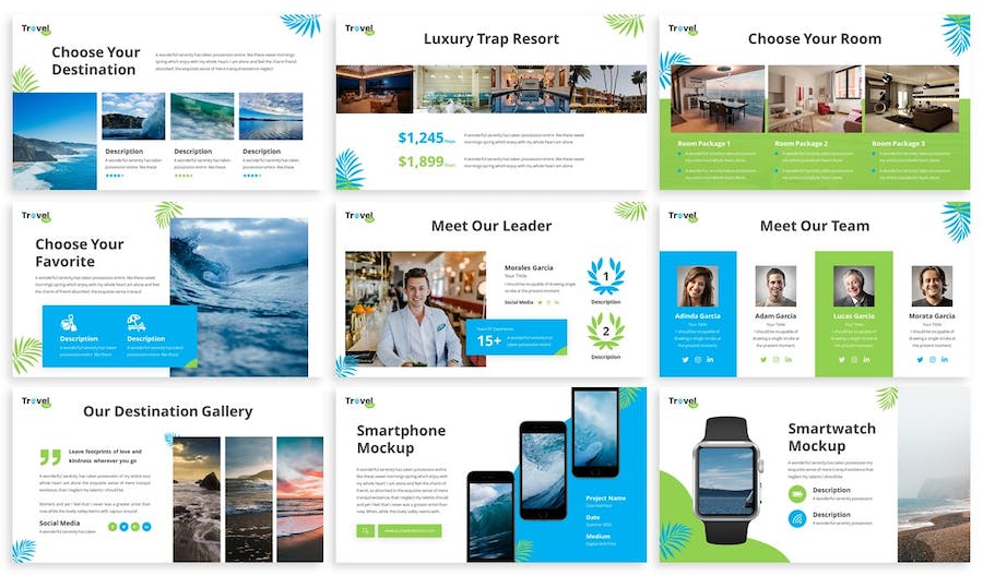 旅游出行讲述展示品牌营销运营PPT模板 - PPT派