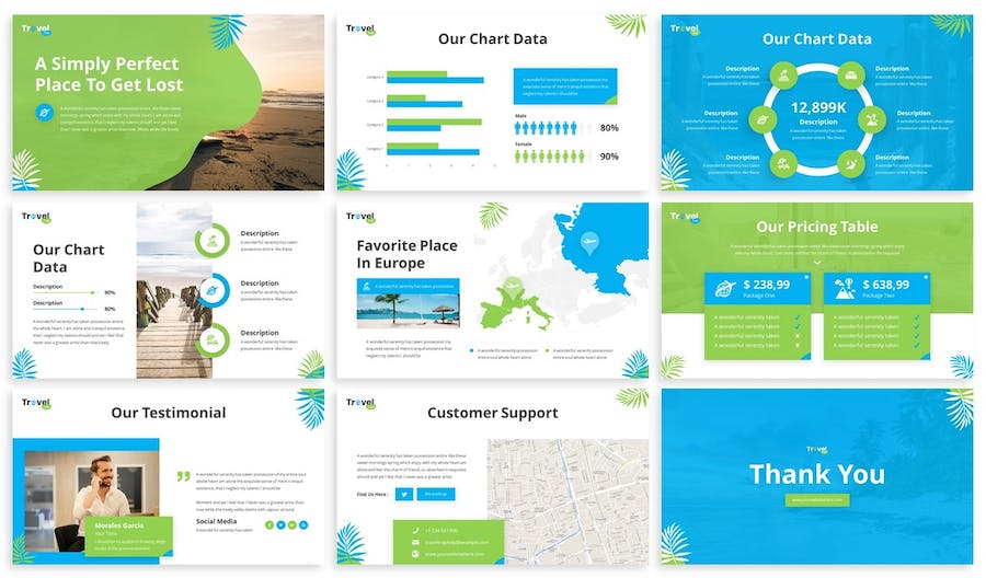 旅游出行讲述展示品牌营销运营PPT模板 - PPT派