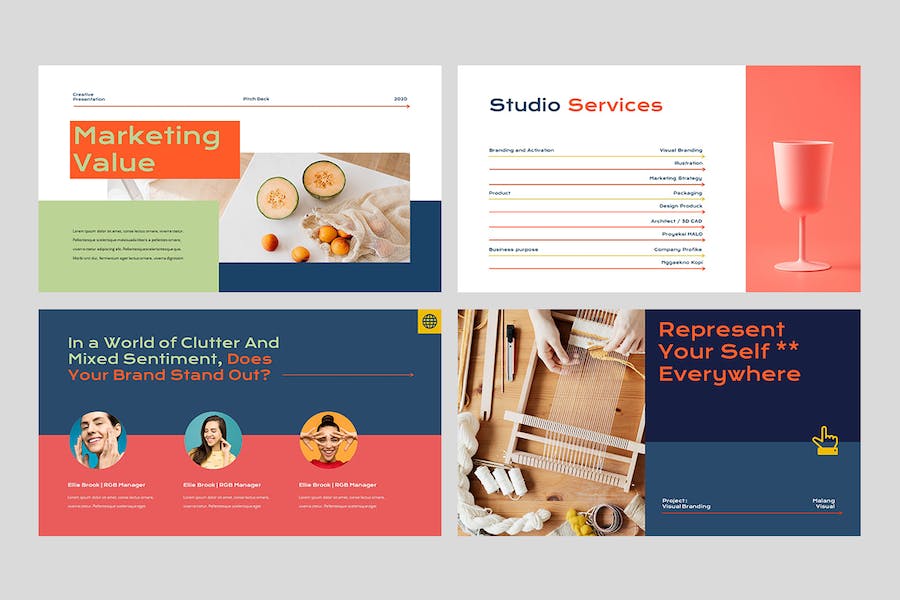 创意设计代理服务方案Keynote模板 - PPT派