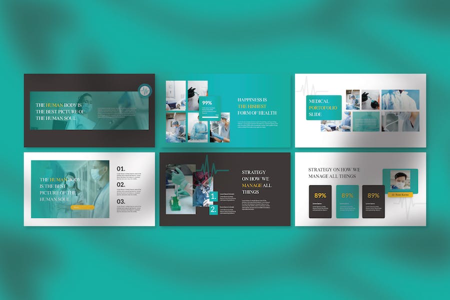 医疗机构健康服务诊疗专业推介医学宣传展示PPT模板 - PPT派