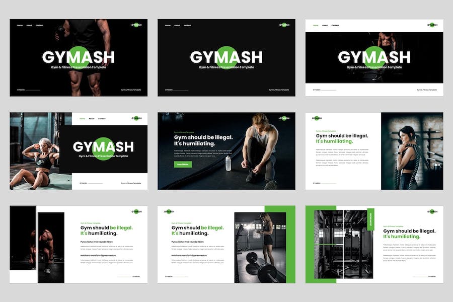 体操健身训练方案讲述Keynote模板 - PPT派