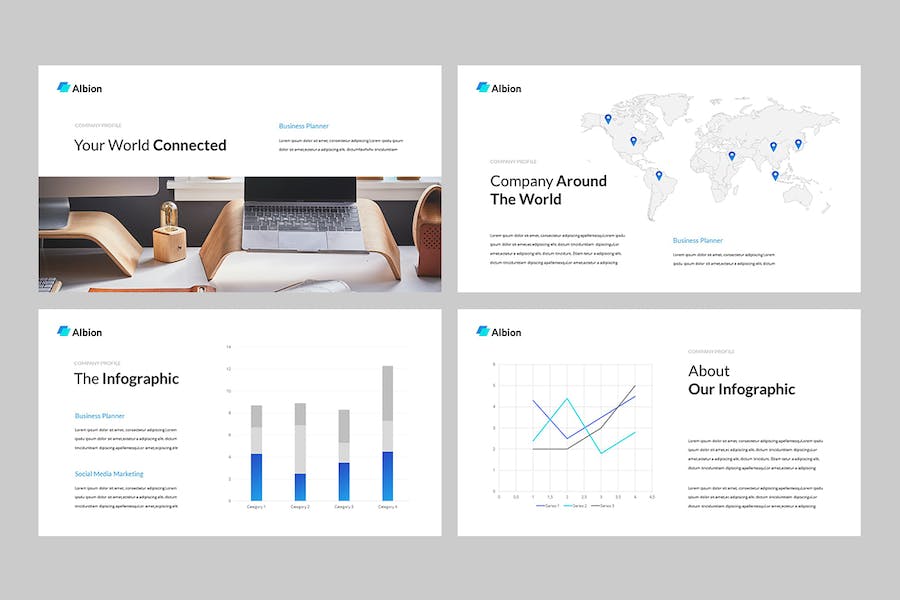 公司简介企业宣传展示Keynote模板 - PPT派
