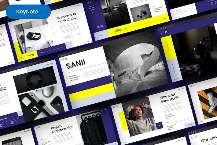 商务项目展示工作汇报Keynote模板 - PPT派