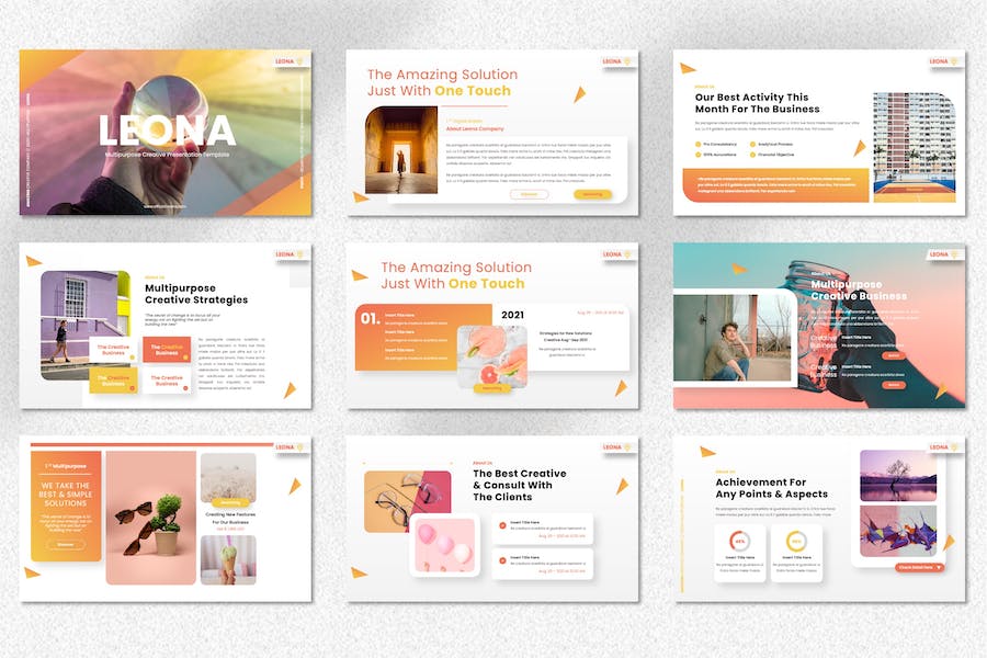 多功能创意设计商业演讲Keynote模板 - PPT派