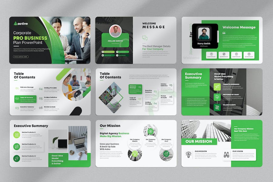 企业商务融资计划书PPT模板 - PPT派